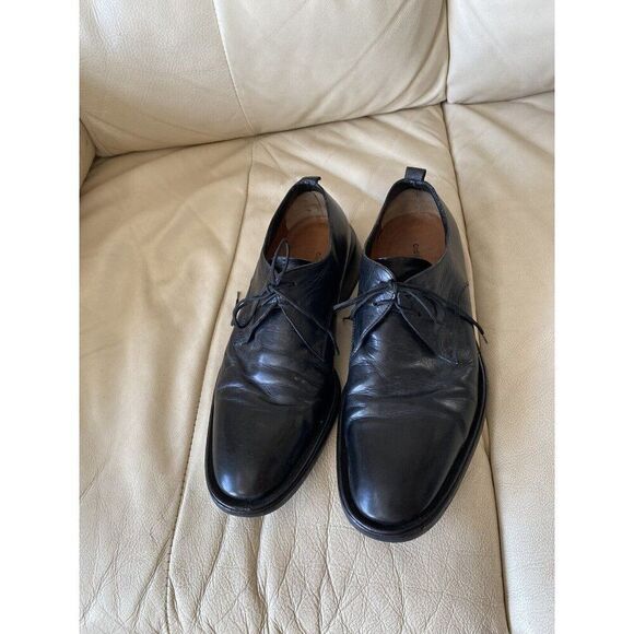 Costume National Shoes Oxford Oxfords Black Leather 8 Lace Up Dress Shoes main image 11